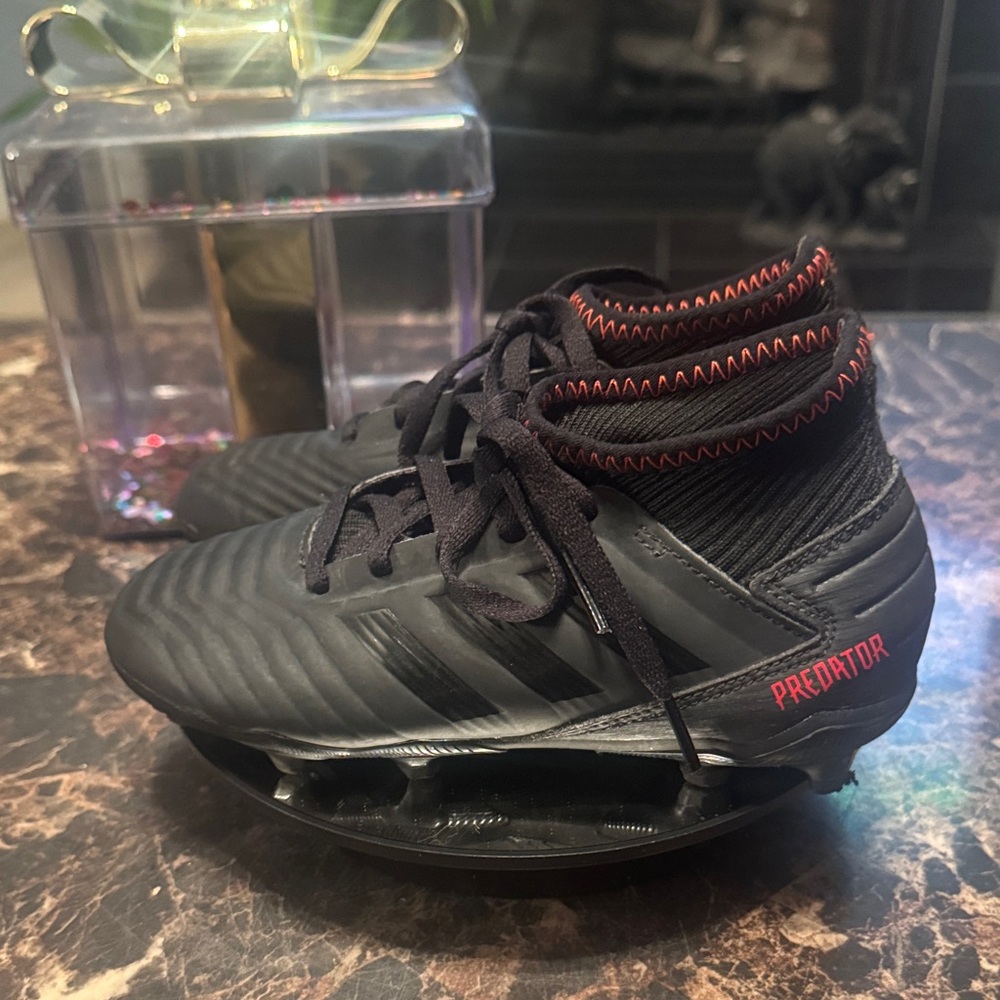 Adidas Predator 19.3 FG Kids Black Soccer Cleats - Size 13K